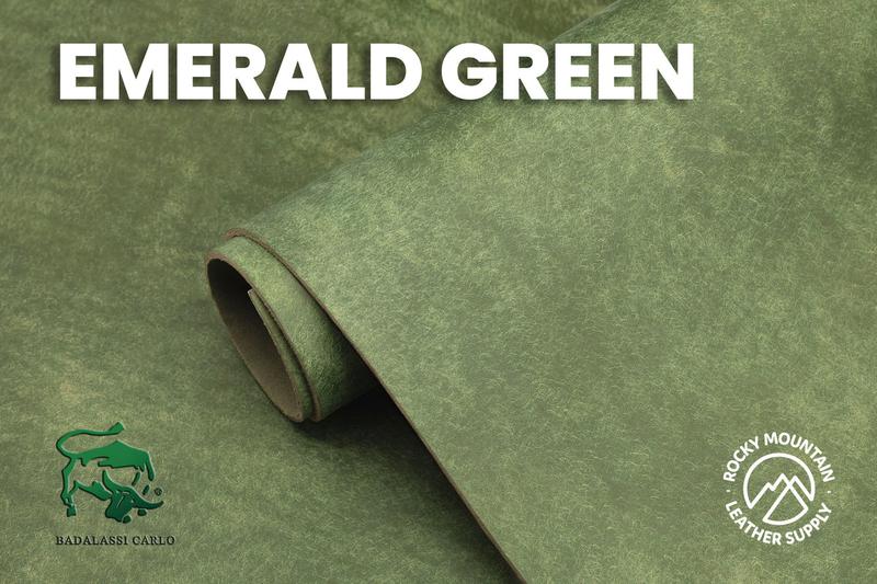 Pueblo leather in Emerald Green