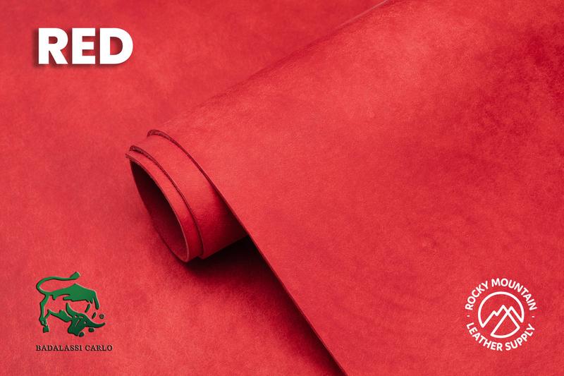 Pueblo leather in Red