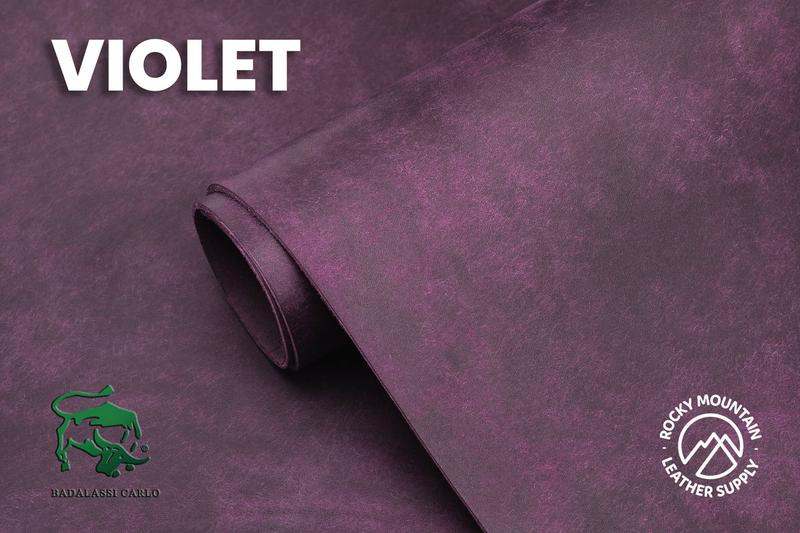Pueblo leather in Violet